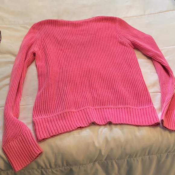 J. Crew Pink Knit Long Sleeve Sweater size XL - Picture 10 of 15